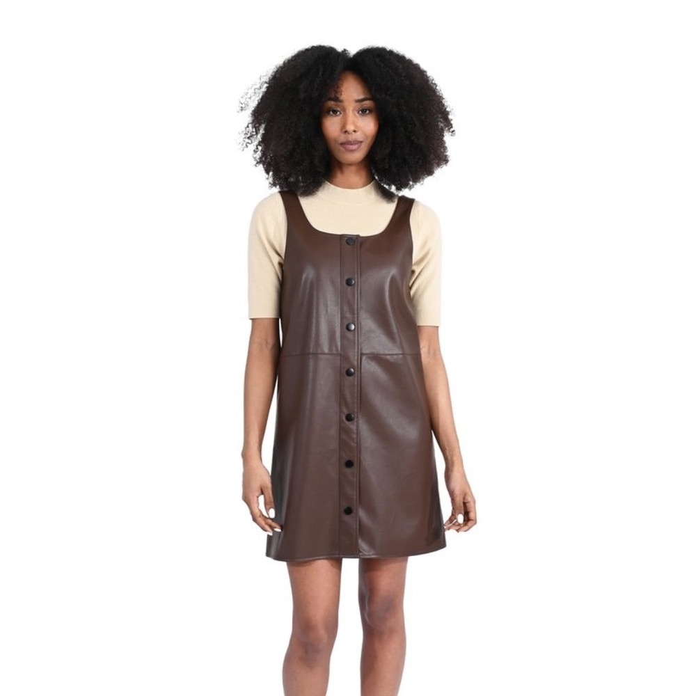 MOLLY BRACKEN  Women's Vegan Leather Jumper